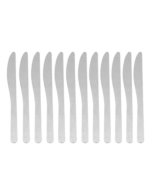 Set cubiertos Moven Laurel de acero inoxidable 12 piezas
