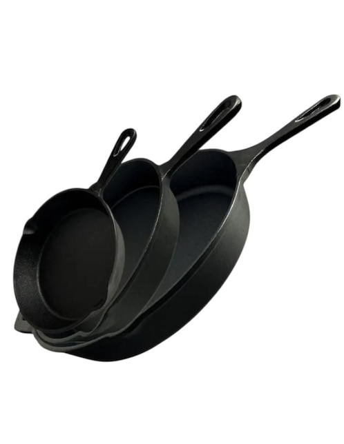 Batería de cocina Belug de hierro 3 piezas
