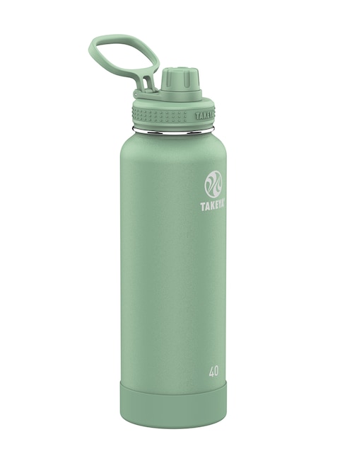 Botella de agua Takeya de acero inoxidable Actives con tapa doble rosca 1.2 l