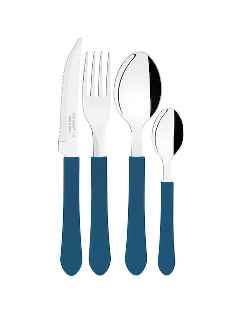 Set cubiertos Tramontina Leme de acero inoxidable 25 piezas