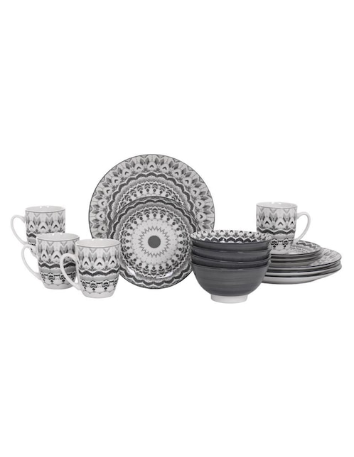 Vajilla cerrada Crown Baccara mesa de porcelana para 4 personas