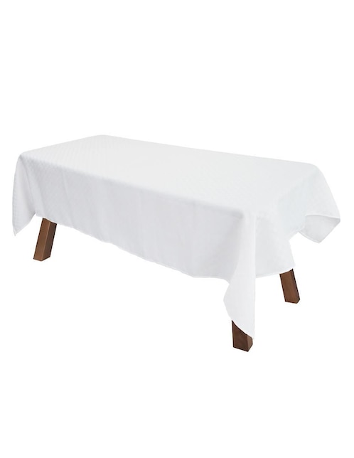 Mantel individual rectangular de poliéster Castelog