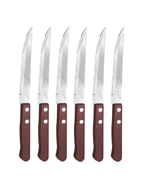 Set de cuchillos utilitario 6 piezas