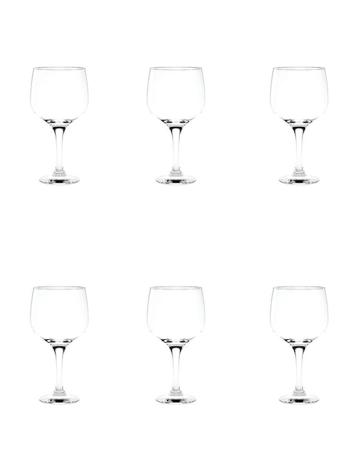 Set de copas para gin Cristar de vidrio