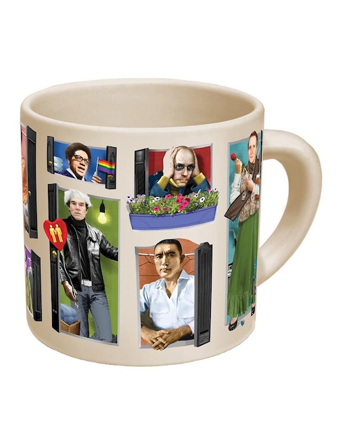 Taza de colección Unemployed Philosophers Guild artística