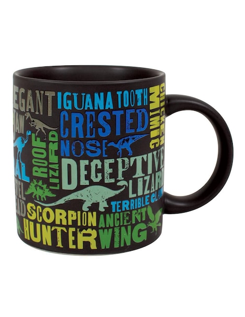 Taza de colección Unemployed Philosophers Guild Dino: Deluxe XL artístico