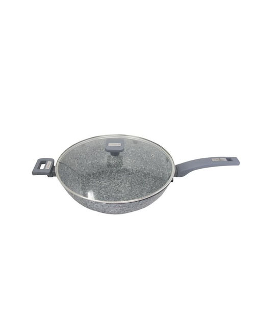 Sartén Wok con tapa Westinghouse de aluminio