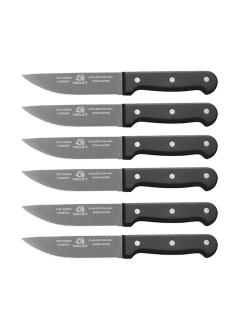 Set de cuchillos carnicero Vencort 6 piezas