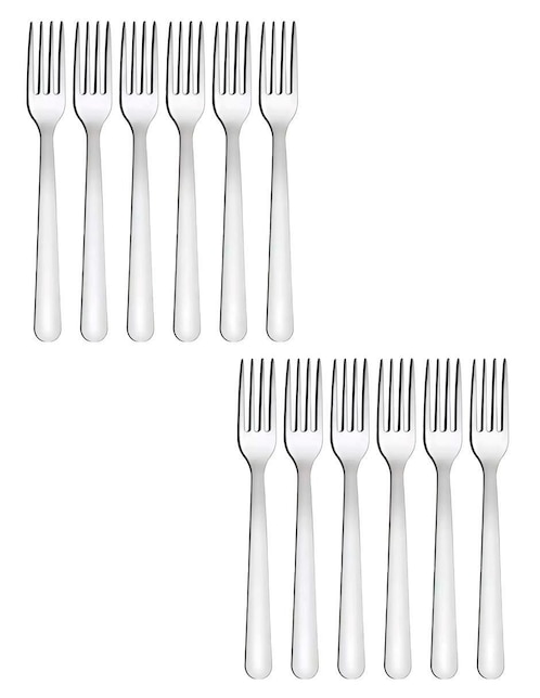 Set tenedor para carne Vencort de acero inoxidable