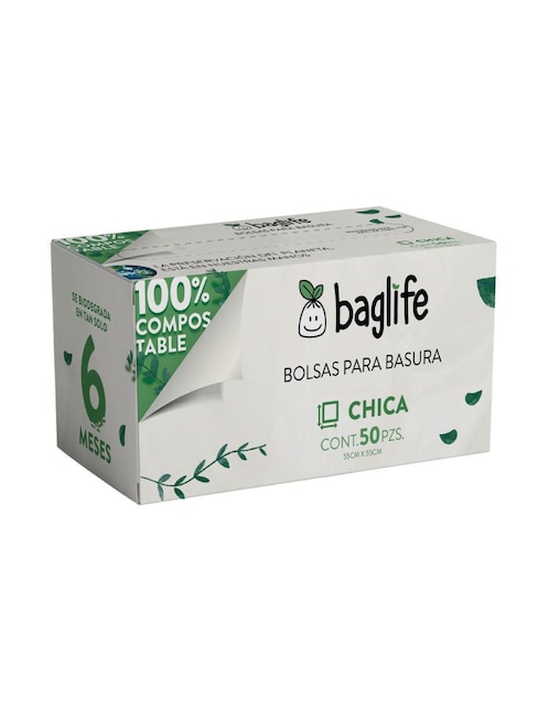 Set bolsas para basura Baglife con 50 piezas