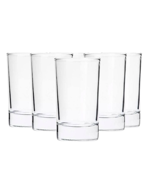 Set vasos Borgonovo Stelvio de vidrio con 6 piezas