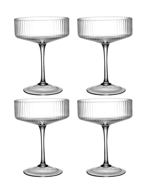 Set de copas universal de vidrio