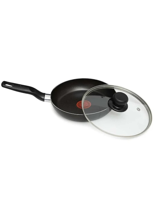 Sartén con tapa T-Fal de aluminio