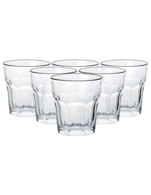 Set vasos Borgonovo London de vidrio con 6 piezas