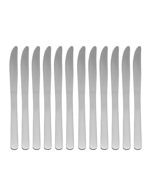 Set cubiertos Moven Malva de acero inoxidable 12 piezas