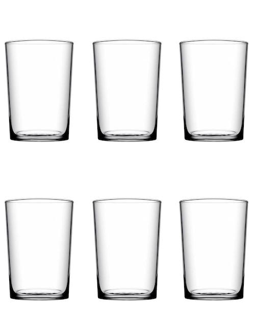 Set vasos cerveceros de vidrio con 6 piezas