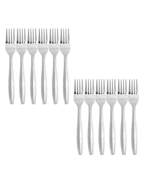 Set tenedor para uso principal Vencort de acero inoxidable
