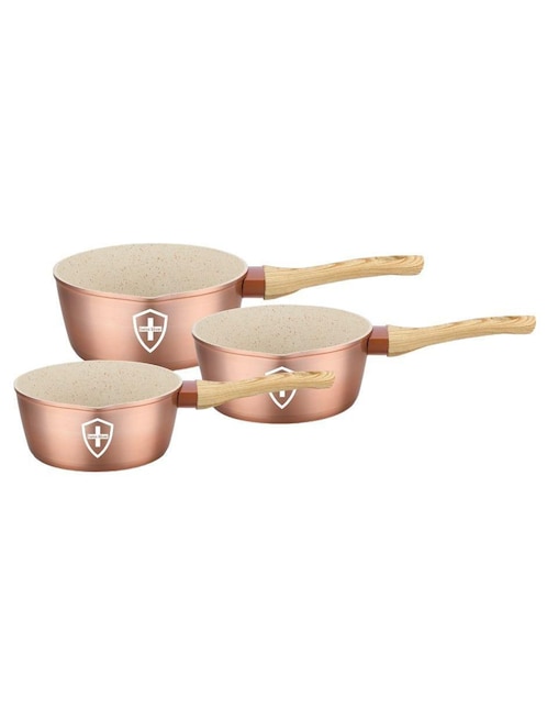 Set de cacerola Convencional Swiss Silver