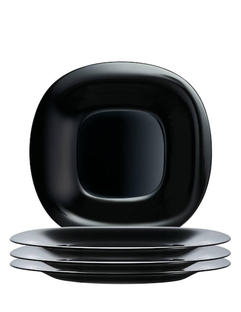 Plato trinche Luminarc Carine de vidrio 4 piezas