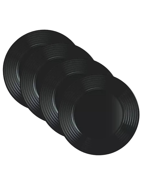 Plato postre Luminarc Harena de vidrio 4 piezas