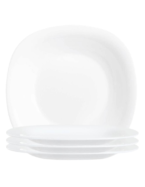 Plato postre Luminarc Carine de vidrio 4 piezas