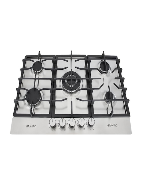 Parrilla Gravita HBS5715 de acero inoxidable
