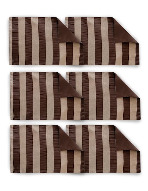 Set mantel individual rectangular de poliéster Dormireal Capri