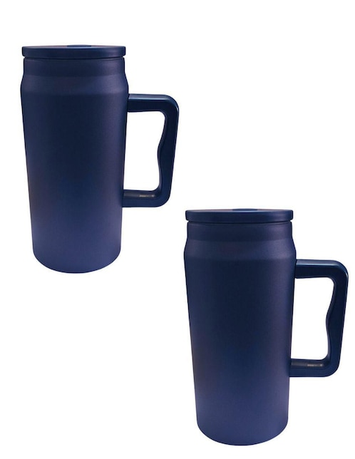 Termo doble pared 2 piezas TLP de acero inoxidable con tapa rosca 1.5 L