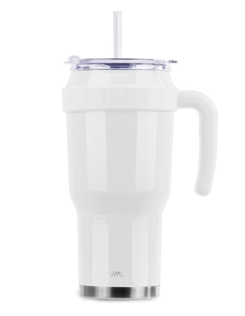 Termo Magma Life de acero inoxidable con tapa push pull 1.2 L