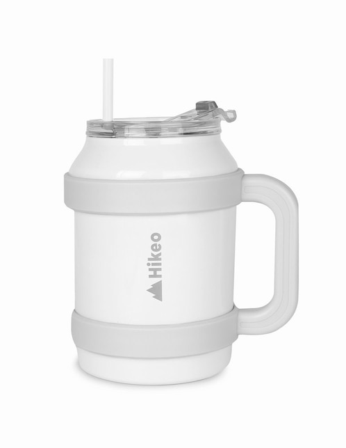 Termo doble pared de acero inoxidable con tapa a presión 1.5 L
