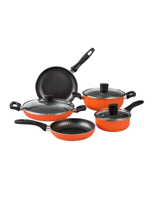 Batería de cocina Cinsa Habana de aluminio antiadherente thermocell 8 piezas