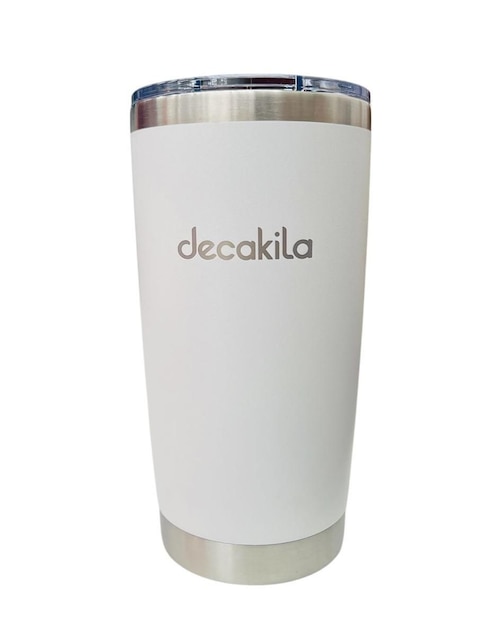 Termo Decakila de acero inoxidable Pastel con tapa doble rosca 591 ml