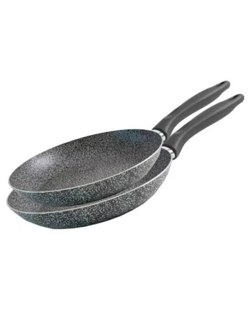 Set de sartenes Accademia Mugnano Rocky de aluminio 2 piezas