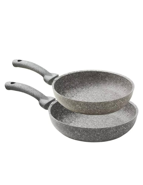 Set de sartenes Cuore de aluminio forjado 2 piezas
