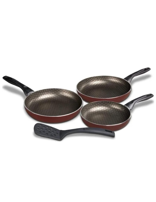 Set de sartenes Cinsa Buenos Aires de aluminio 3 piezas