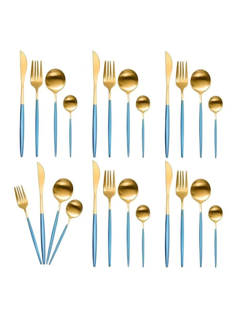 Set cubiertos Wünd de acero inoxidable 24 piezas