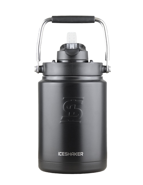 Termo doble pared Ice Shaker de acero inoxidable Half Gallon con tapa rosca 1.9 L