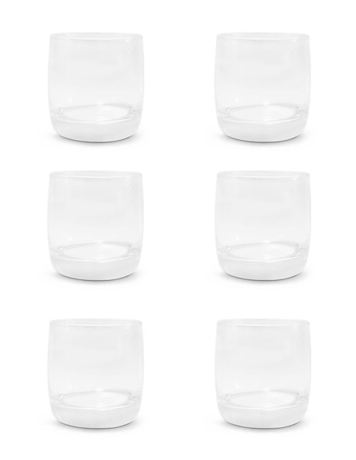 Set vasos Idea Nuova de vidrio con 6 piezas