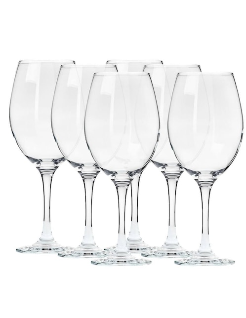 Set de copas para vino Borgonovo Signoria de vidrio