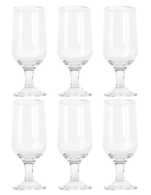 Set de copas para cerveza Stovmex Albira de vidrio