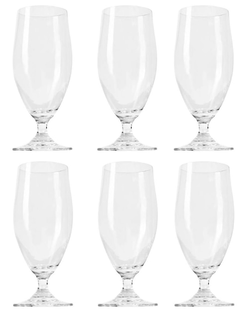 Set de copas para cerveza Stovmex Albira de vidrio
