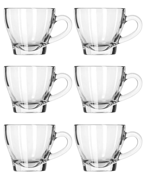 Set de tazas cappuccino Borgonovo Ischia 6 piezas
