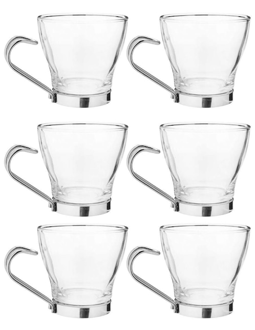 Set de tazas espresso Borgonovo Debora 6 piezas