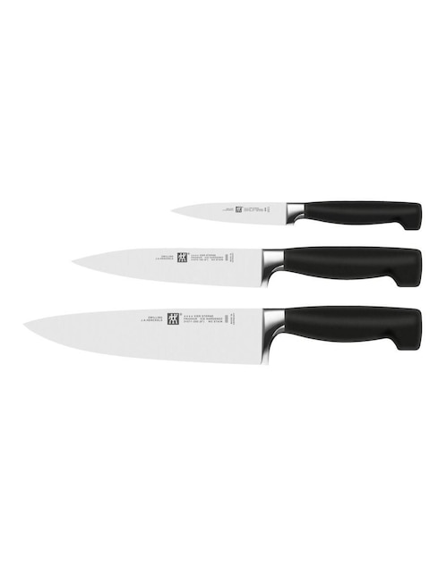 Set de cuchillos utilitario Zwilling J.A. Henckels Ag four stars 3 piezas