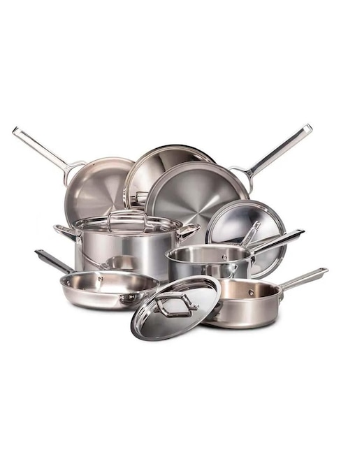Batería de cocina Wolf WGCW101S de acero inoxidable 10 piezas