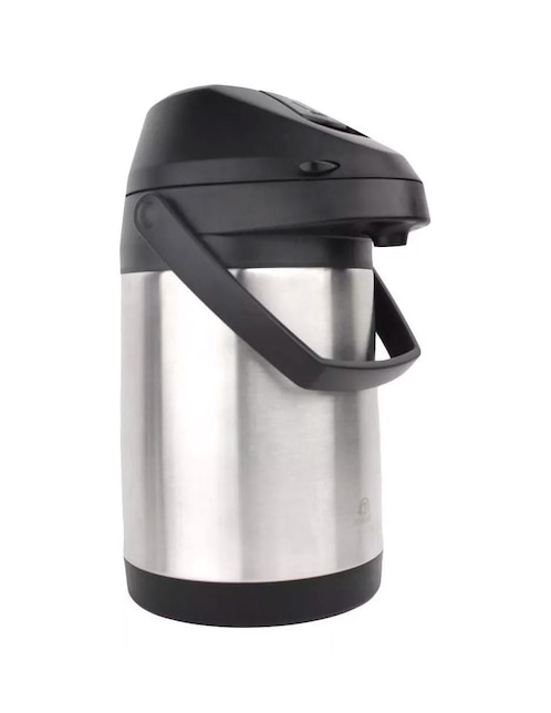 Termo Vencort de acero inoxidable con tapa push pull 3.7 L