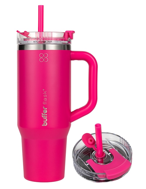 Vaso térmico buffer "de" acero inoxidable sin familia o colección "con tapa" a prueba de derrame 1.25 l