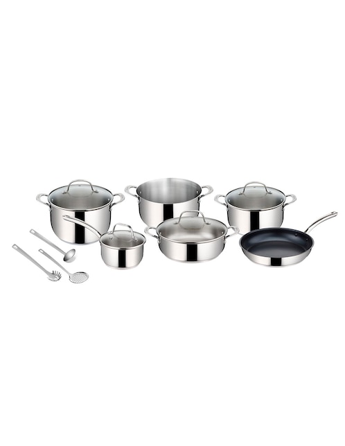 Batería de cocina Lagostina de acero inoxidable 13 piezas