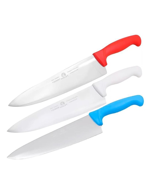 Set de cuchillos para chef Vencort 3 piezas