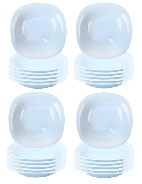 Plato sopa Luminarc de vidrio 24 piezas